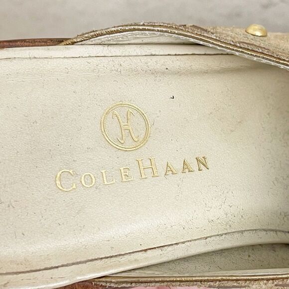 Vintage Cole Haan Morgan Studded Western Heeled Mule. 8.5 - Picture 6 of 9